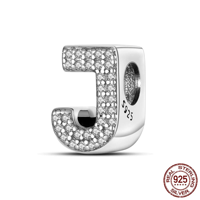Personalised Alphabet Beads – 925 Sterling Silver