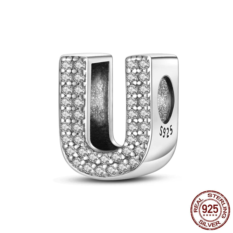 Personalised Alphabet Beads – 925 Sterling Silver