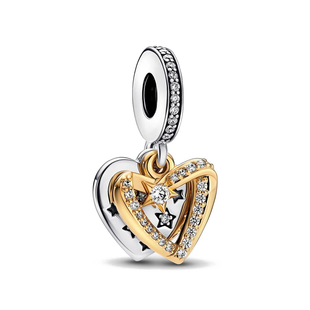 Blue Moon & Stars – 925 Sterling Silver