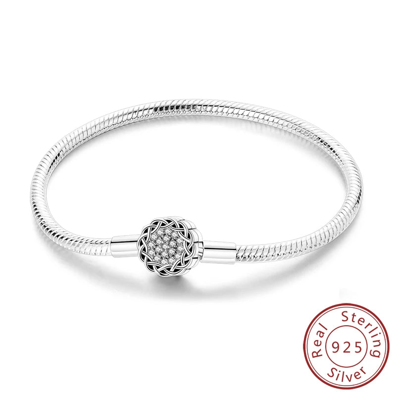 Garden of Hearts Bracelet –  925 Sterling Silver