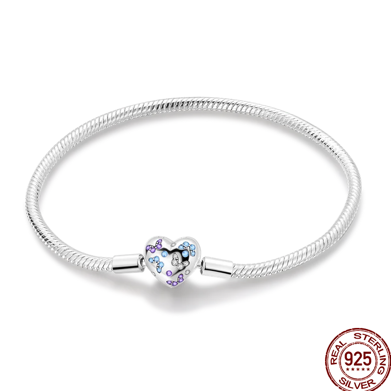 Infinity Glow Bracelet – 925 Sterling Silver