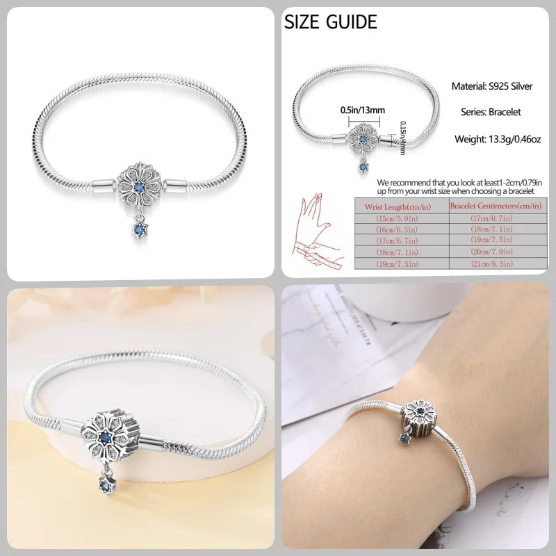 Infinity Glow Bracelet – 925 Sterling Silver