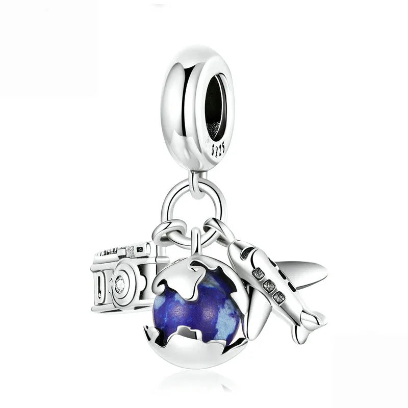 Blue Moon & Stars – 925 Sterling Silver