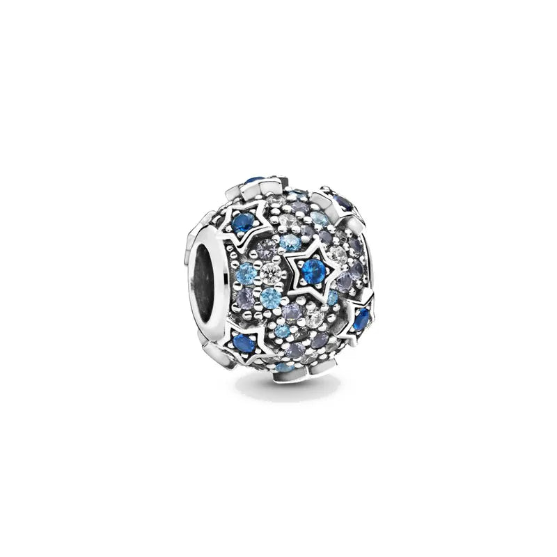Blue Moon & Stars – 925 Sterling Silver