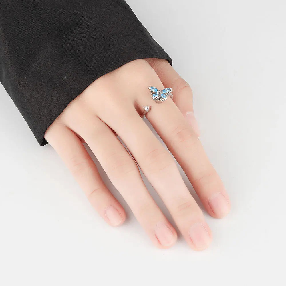 Sunflower Rotatable Ring Sterling Silver