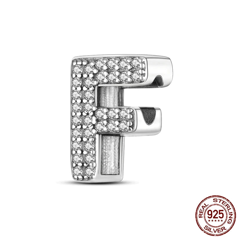 Personalised Alphabet Beads – 925 Sterling Silver