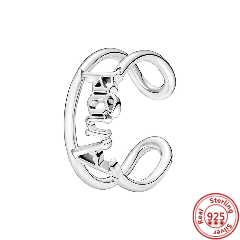 Sparkling Zircon Wings & Floral Detail – 925 Sterling Silver