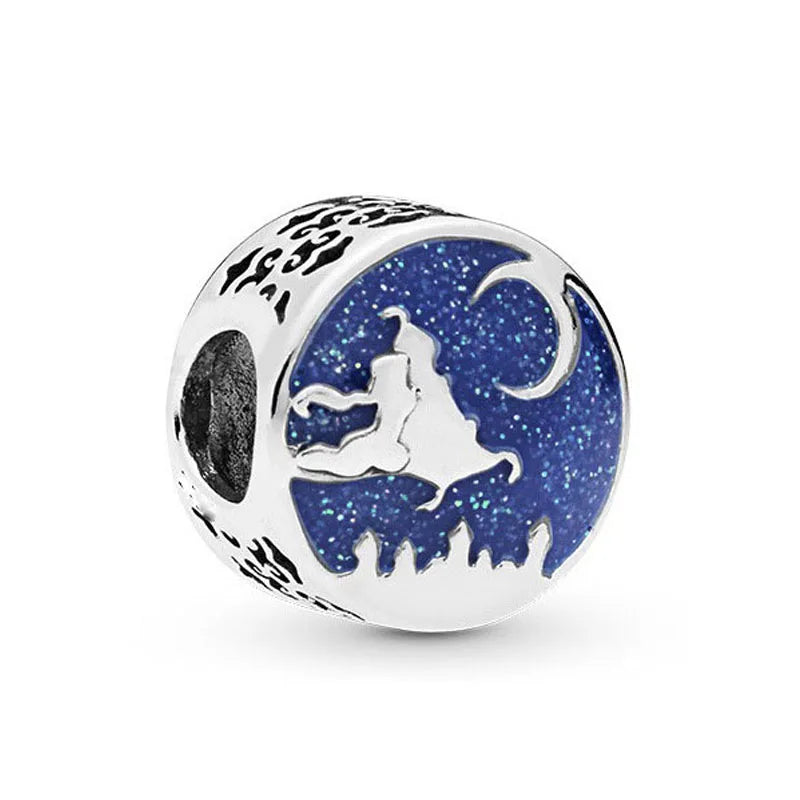 Blue Moon & Stars – 925 Sterling Silver