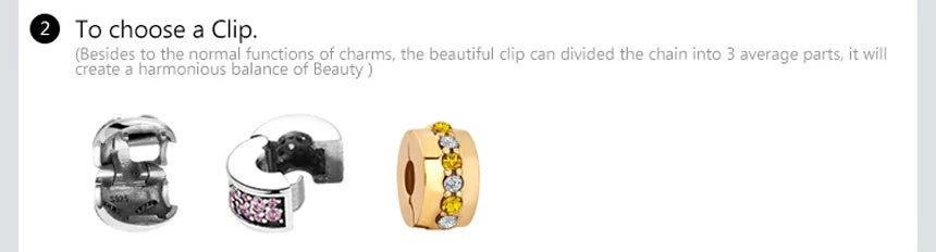 White Series Charms – 925 Sterling Silver