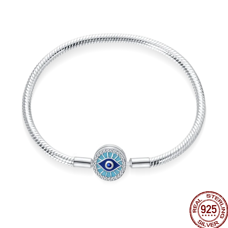 Infinity Glow Bracelet  –  925 Sterling Silver