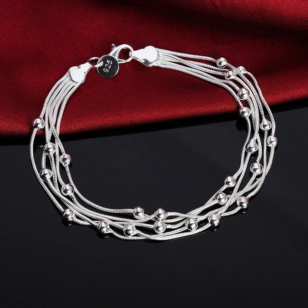 Twisted Rope Chain Bracelet –  925 Sterling Silver