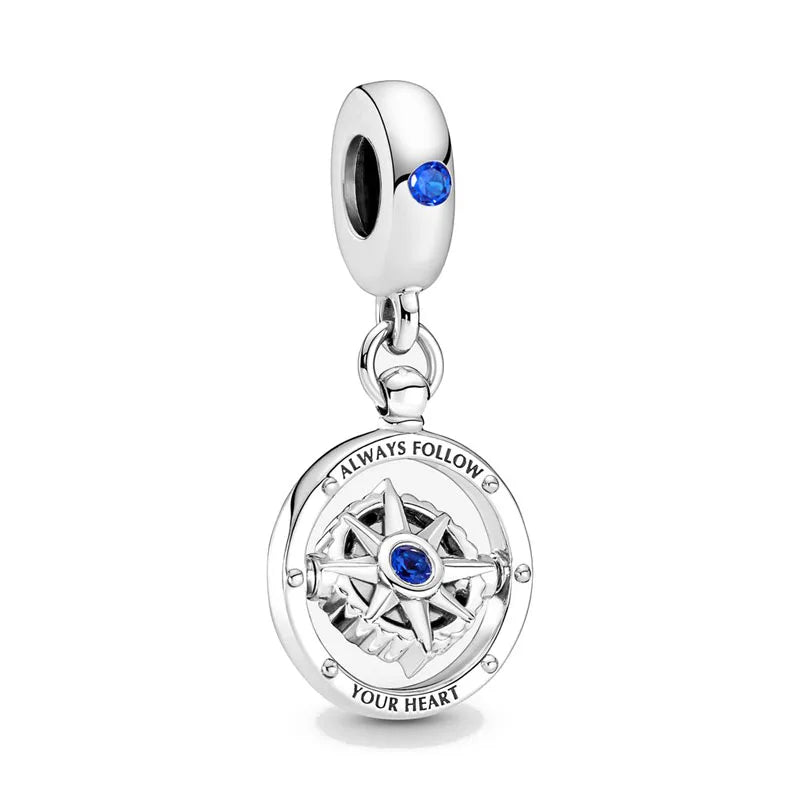 Blue Moon & Stars – 925 Sterling Silver