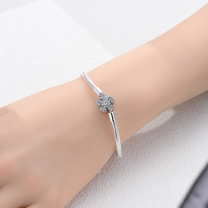 Garden of Hearts Bracelet – 925 Sterling Silver
