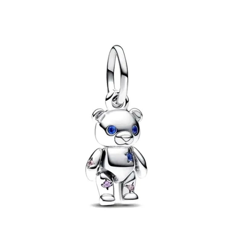 Blue Moon & Stars – 925 Sterling Silver