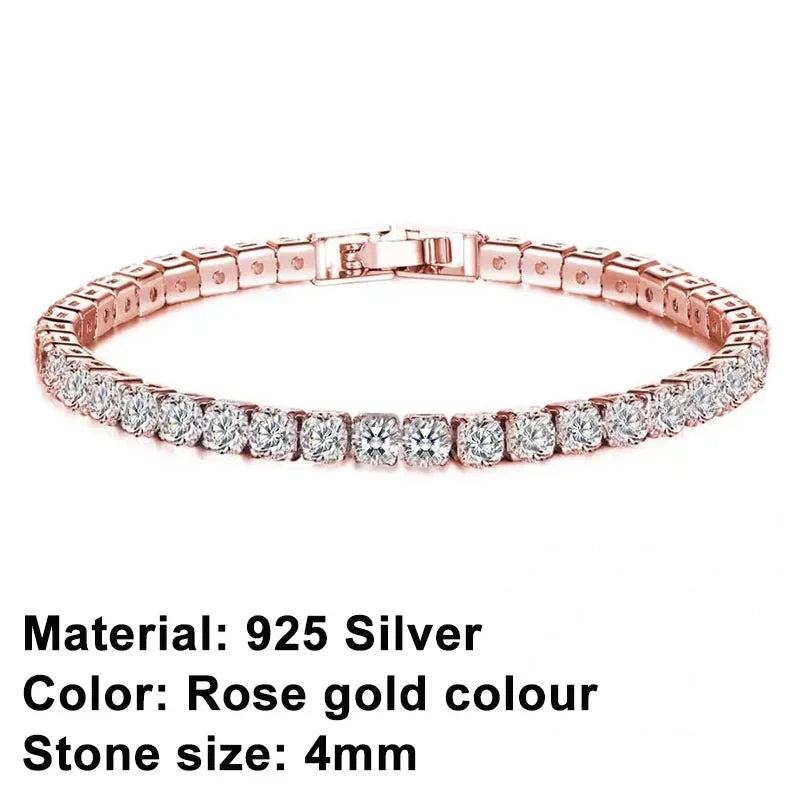 Crystal Bracelet – 925 Silver Sterling