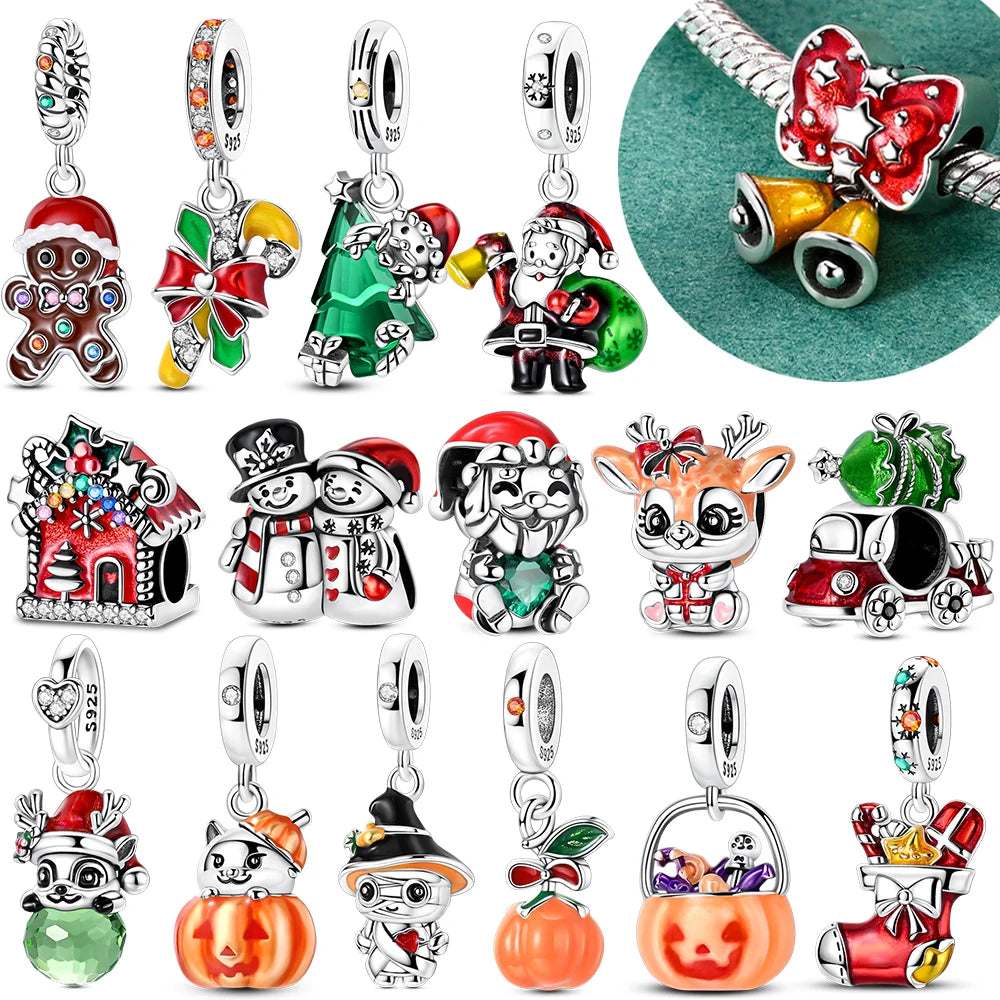 Sterling Silver Christmas Charm