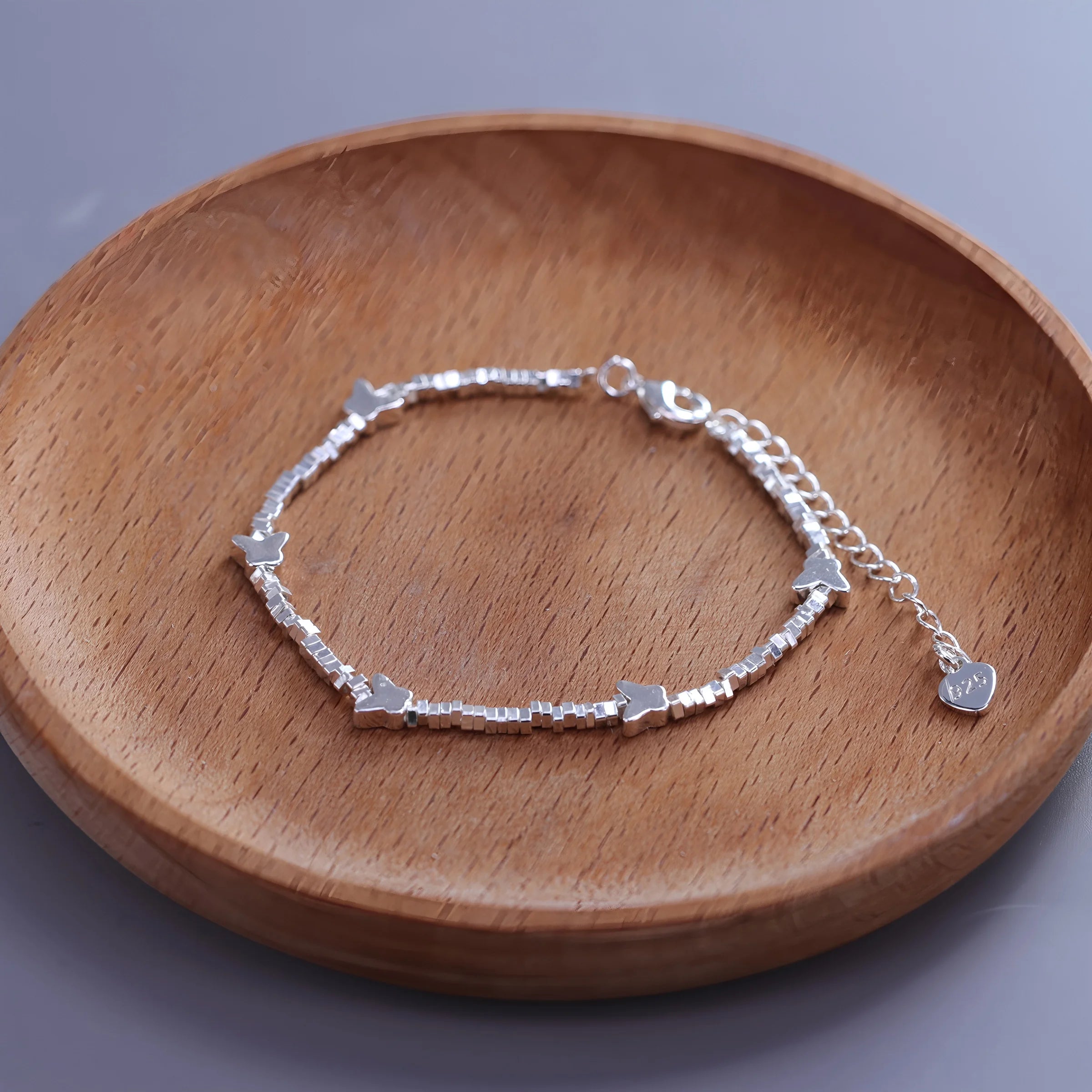 Love Heart Bracelet  – Sterling Silver