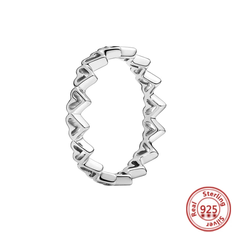 Sparkling Zircon Wings & Floral Detail – 925 Sterling Silver