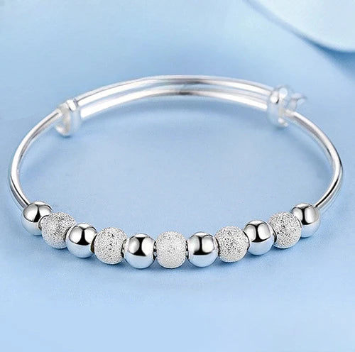 Adjustable Charm Bracelet – 925 Sterling Silver