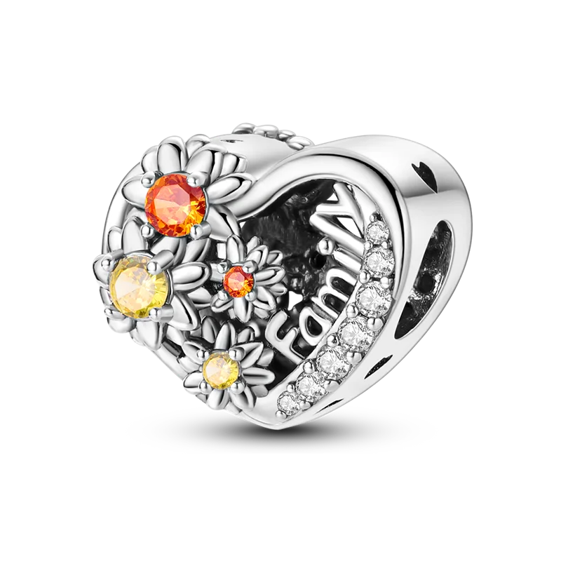 Zircon Charm – 925 Sterling Silver