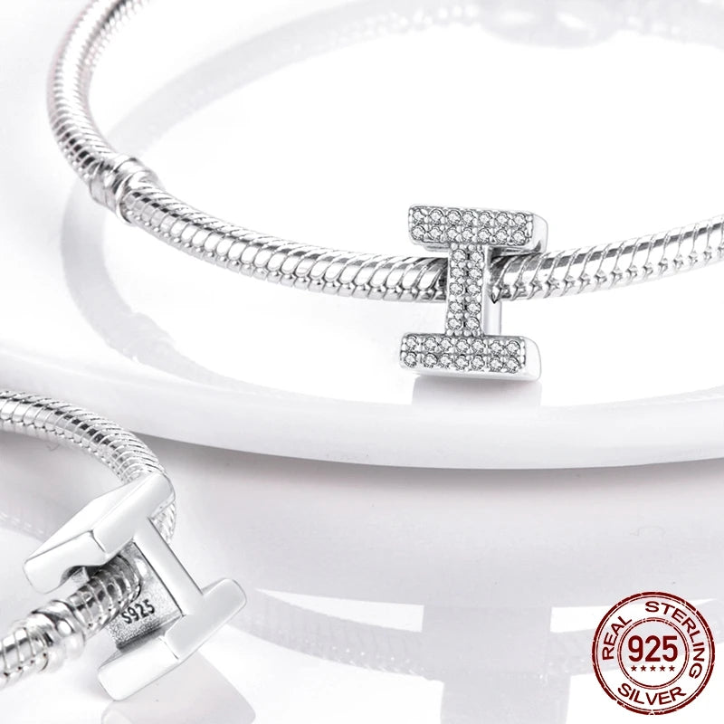 Personalised Alphabet Beads – 925 Sterling Silver