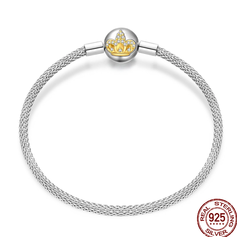 Infinity Glow Bracelet  –  925 Sterling Silver