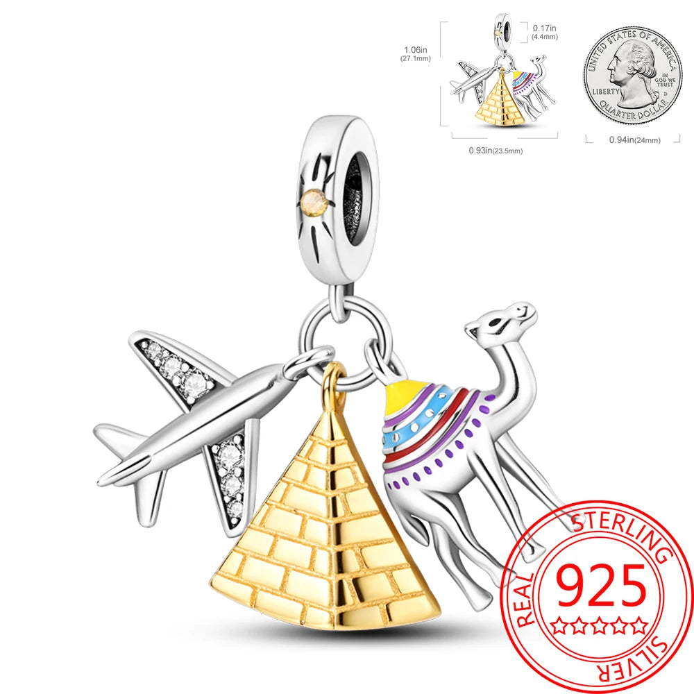 Eiffel Tower Charm –  925 Sterling Silver