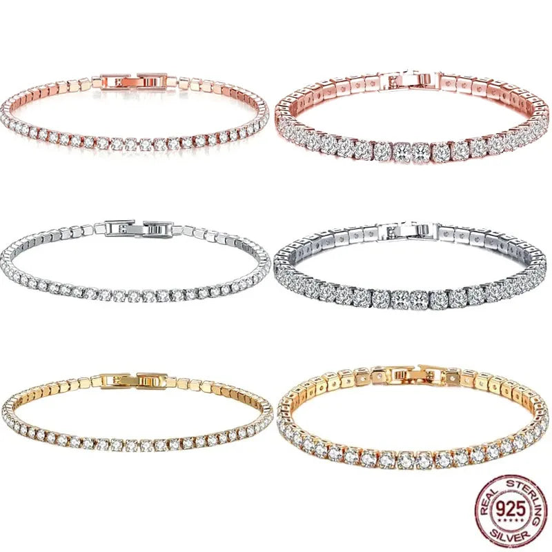 Crystal Bracelet – 925 Silver Sterling