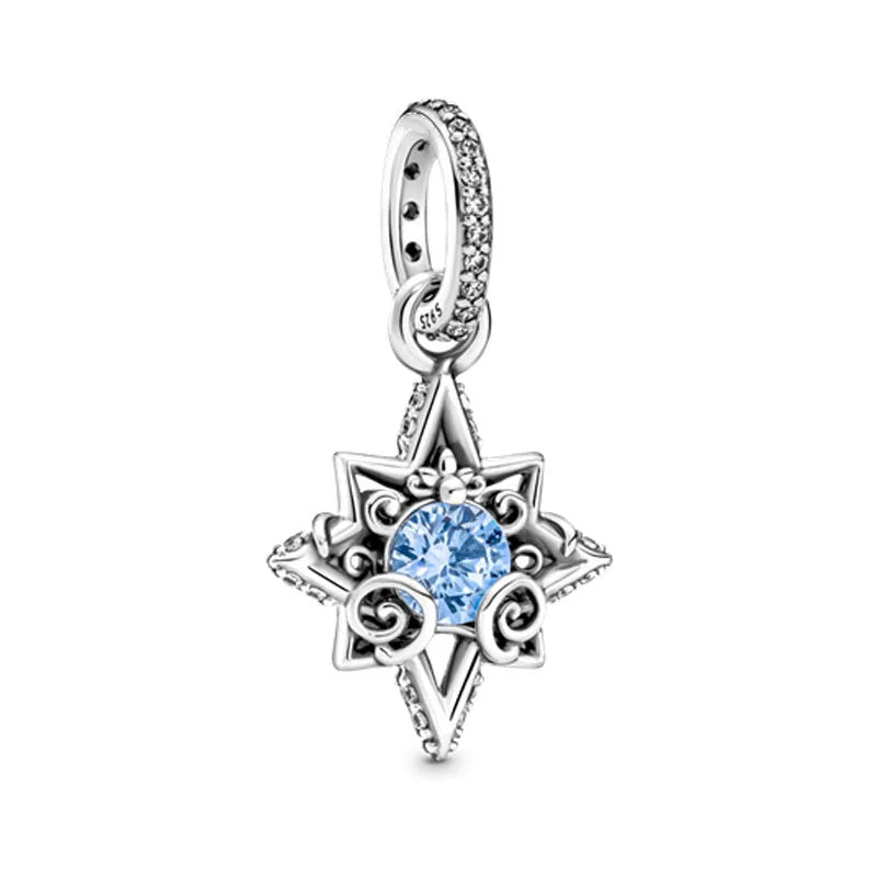 Blue Moon & Stars – 925 Sterling Silver