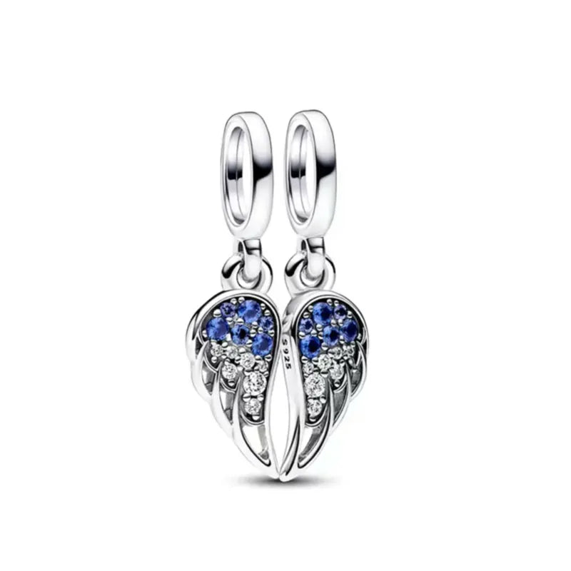 Blue Moon & Stars – 925 Sterling Silver