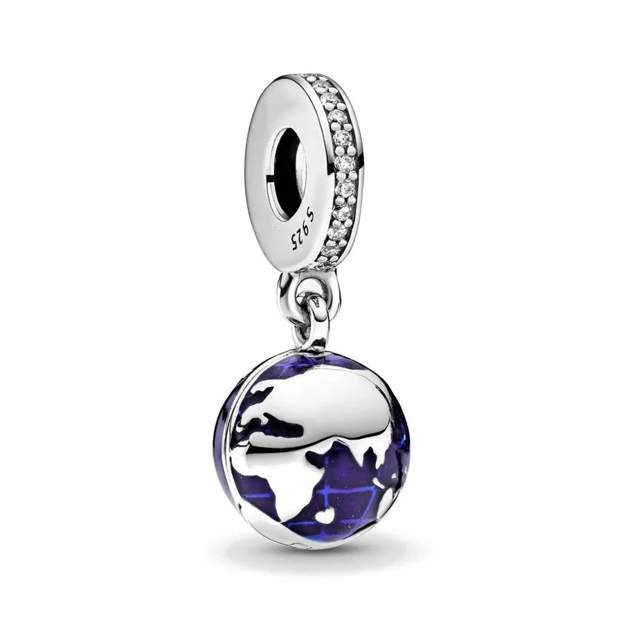 Blue Moon & Stars – 925 Sterling Silver