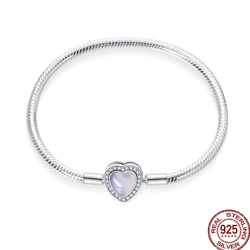 Infinity Glow Bracelet  –  925 Sterling Silver