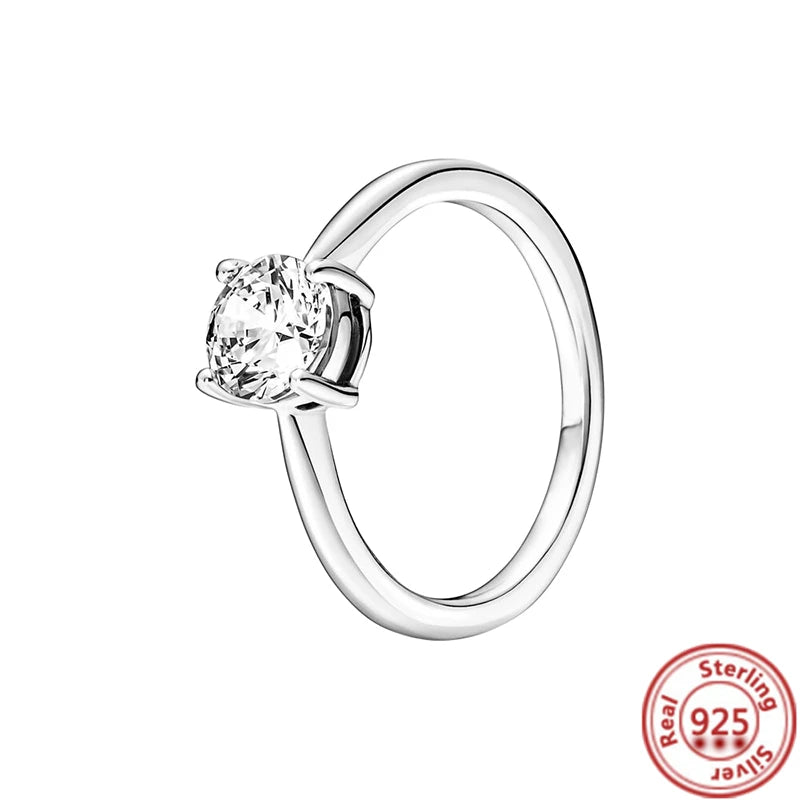 Sparkling Zircon Wings & Floral Detail – 925 Sterling Silver