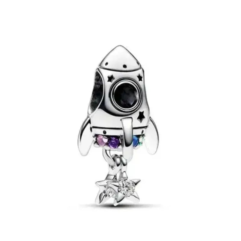 Blue Moon & Stars – 925 Sterling Silver
