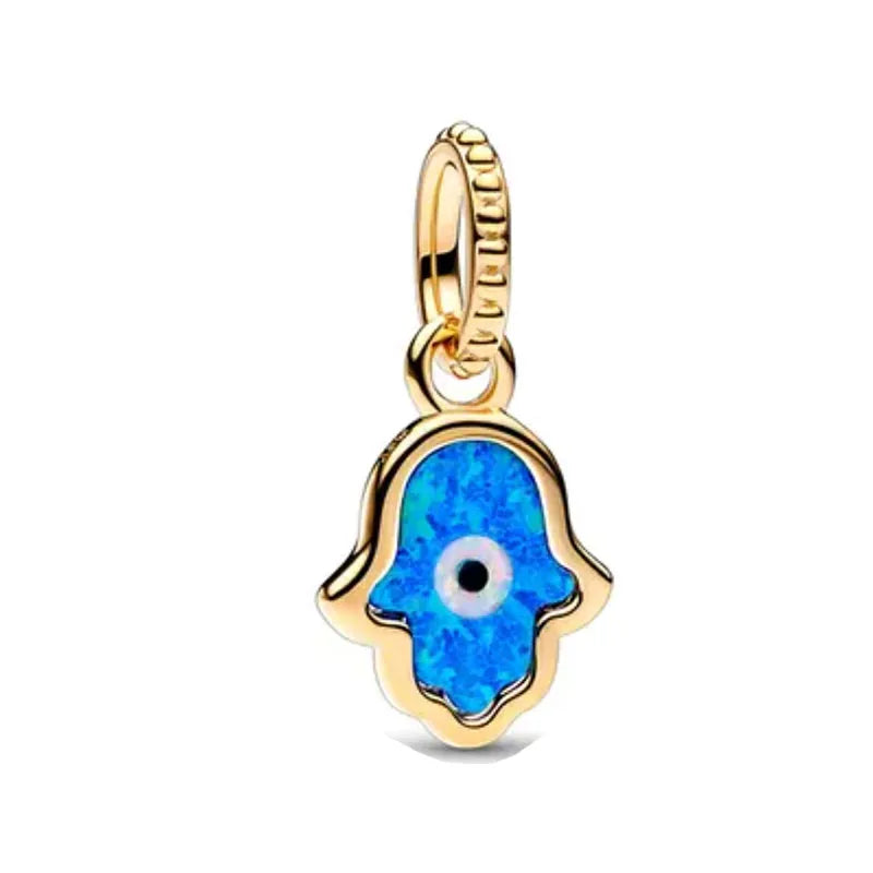 Blue Moon & Stars – 925 Sterling Silver