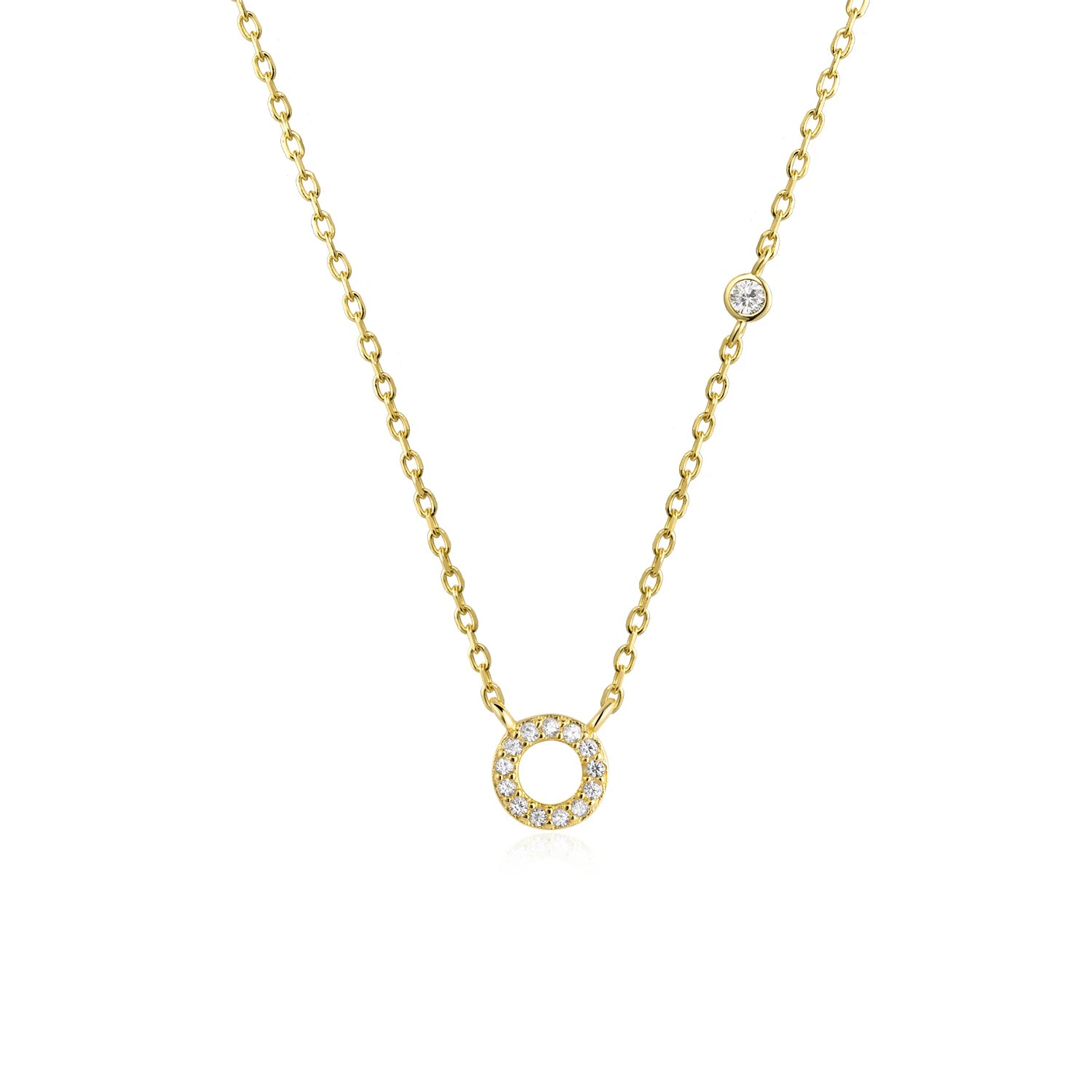 Initial Pendant Necklace – Elegant 925 Sterling Silver