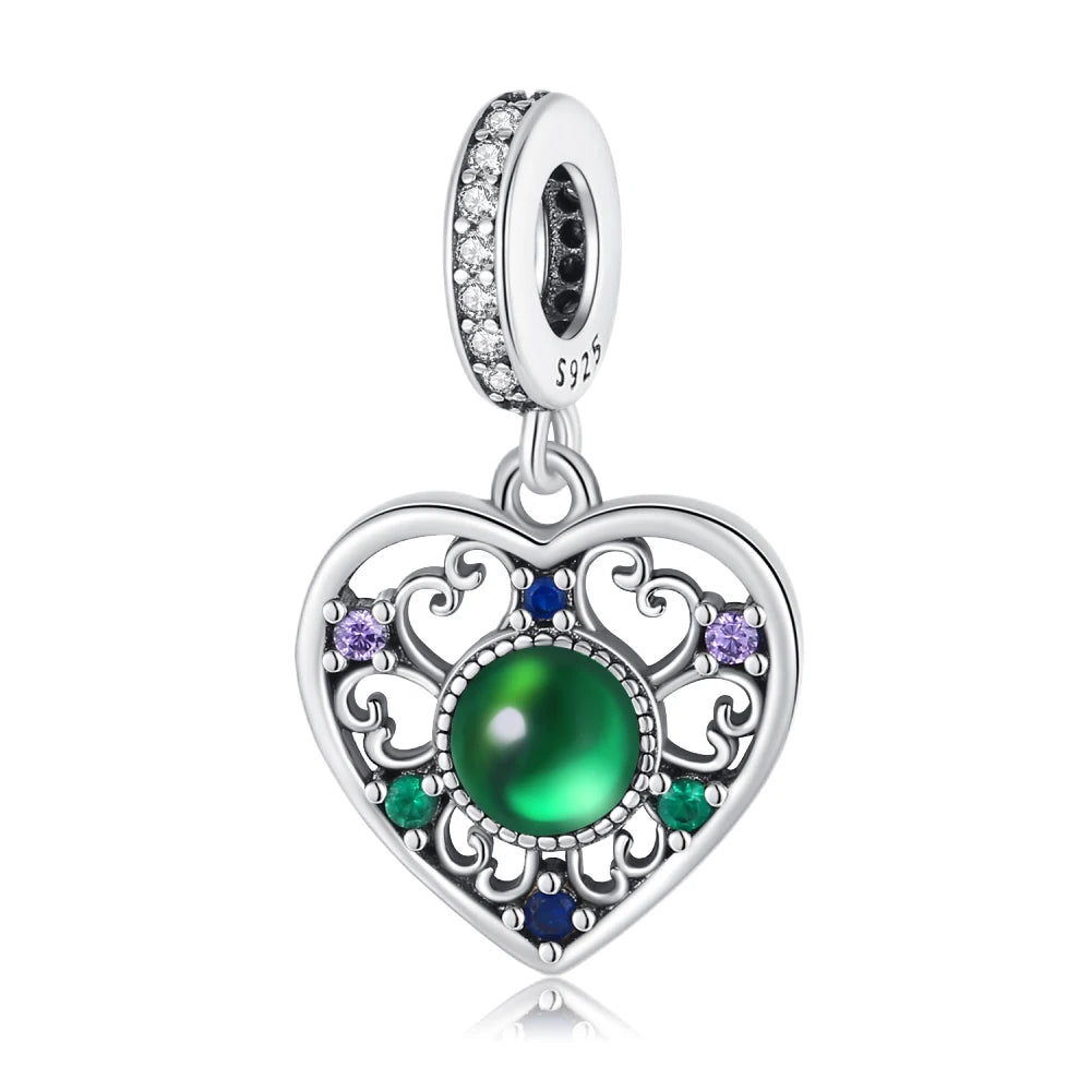 Nature-Inspired Charms – 925 Sterling Silver