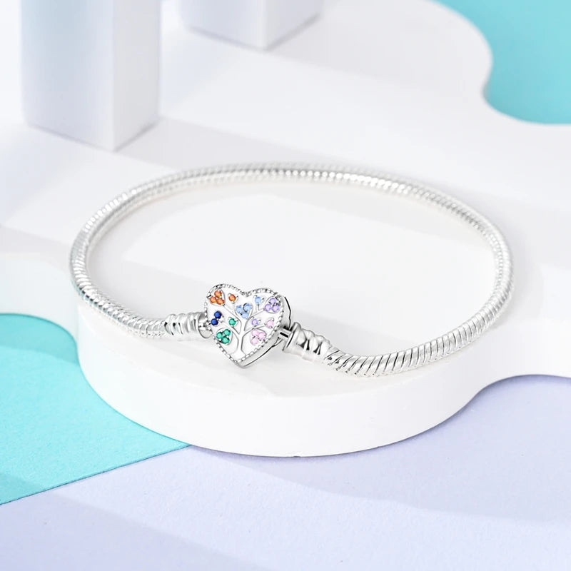 Garden of Hearts Bracelet – 925 Sterling Silver