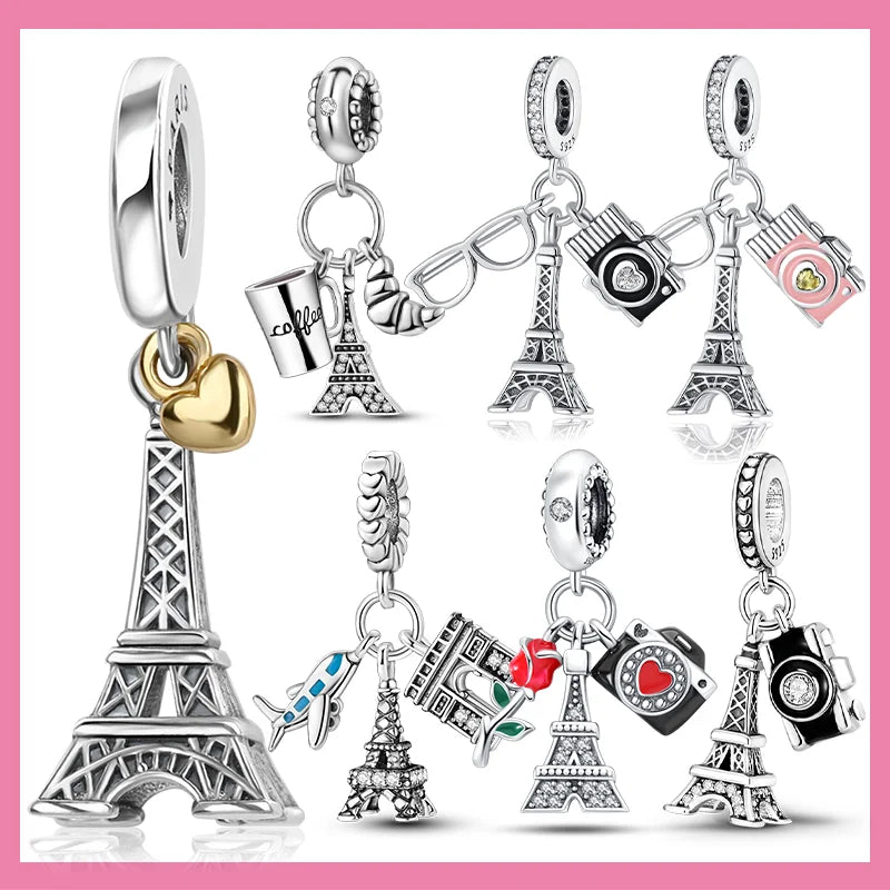 Eiffel Tower Charm –  925 Sterling Silver