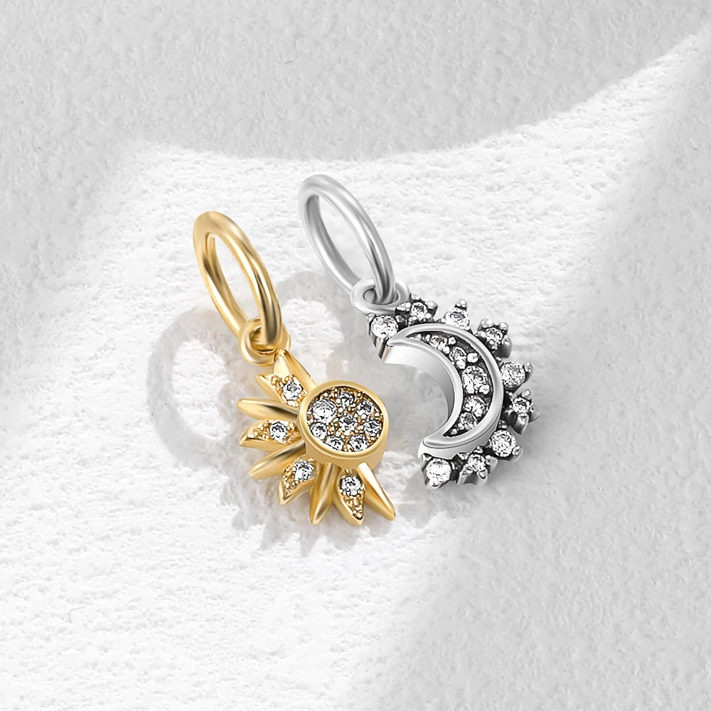 Blue Moon & Stars – 925 Sterling Silver