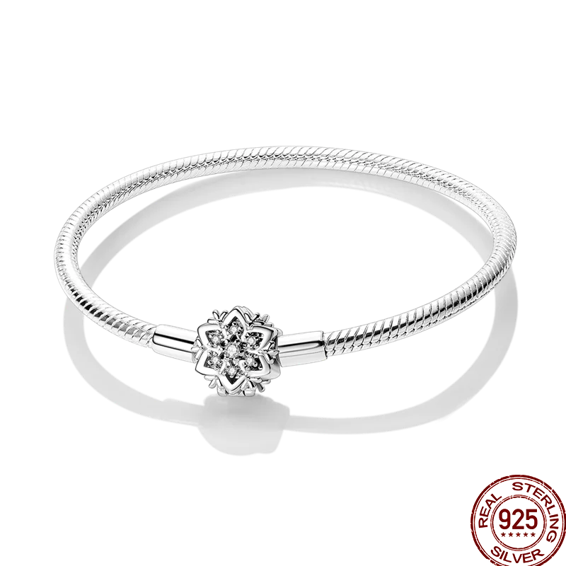 Infinity Glow Bracelet  –  925 Sterling Silver