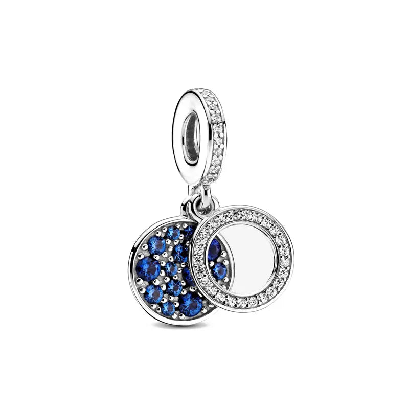 Blue Moon & Stars – 925 Sterling Silver
