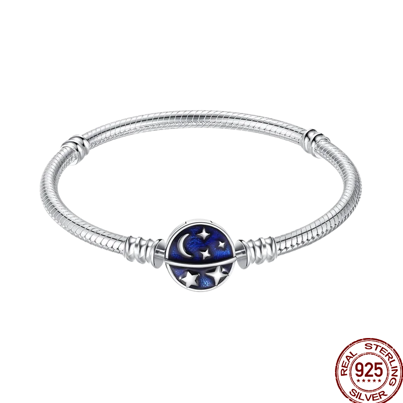 Infinity Glow Bracelet – 925 Sterling Silver