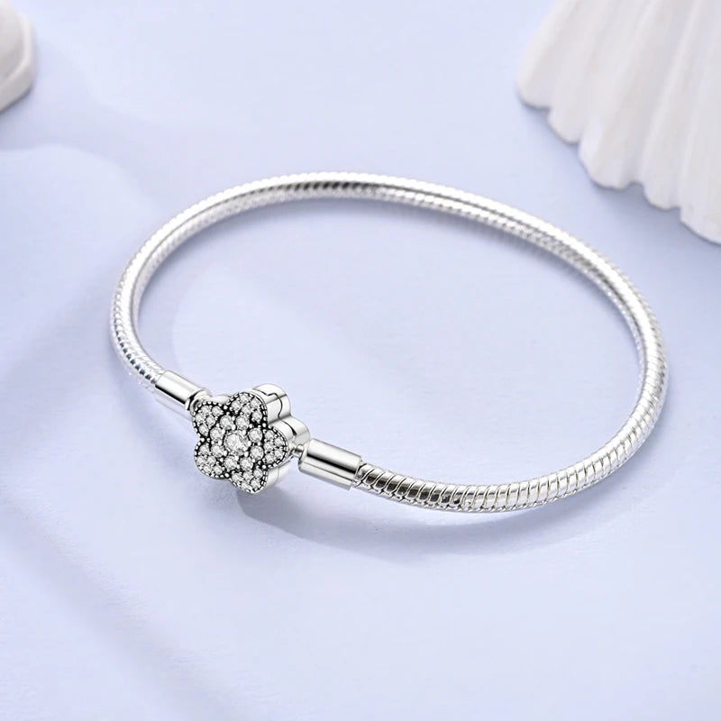 Garden of Hearts Bracelet – 925 Sterling Silver