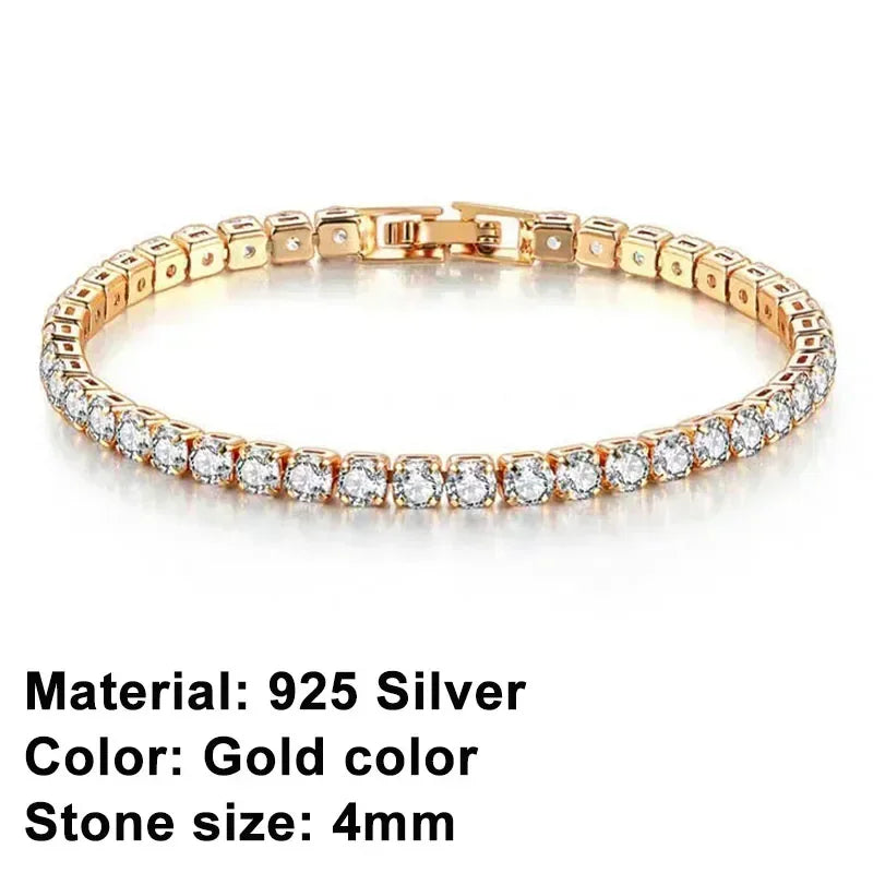 Crystal Bracelet – 925 Silver Sterling