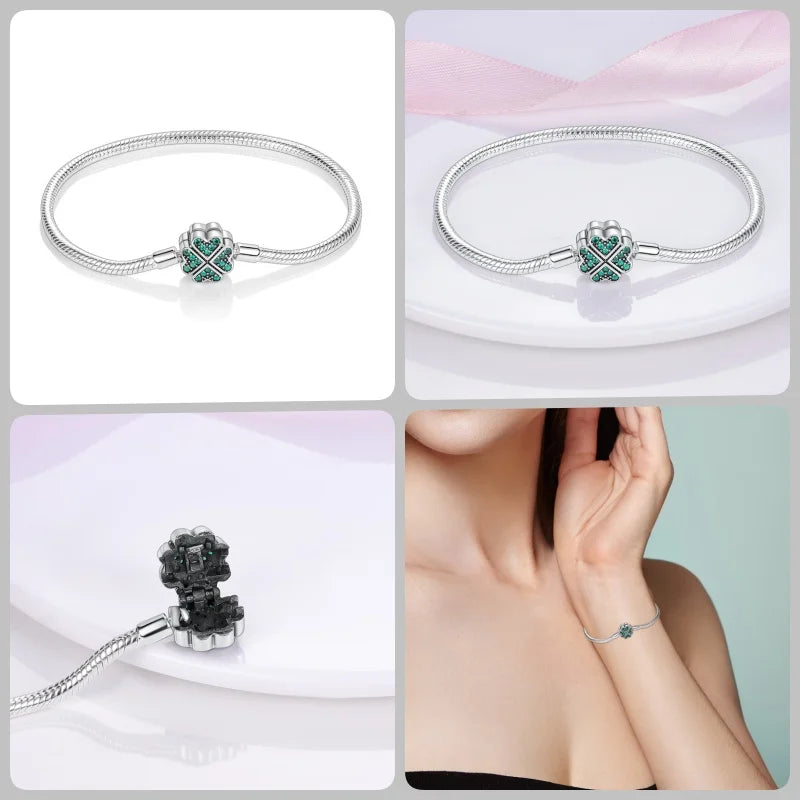 Infinity Glow Bracelet – 925 Sterling Silver