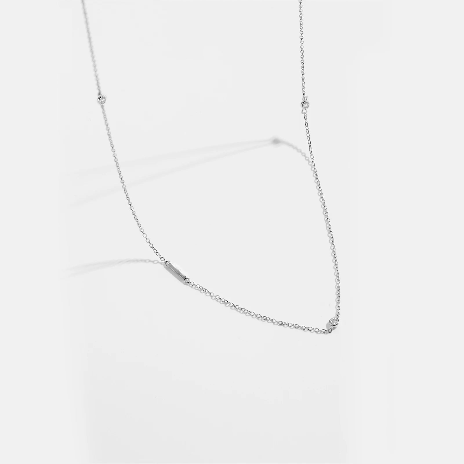 Gold Letter Pendant Choker – 925 Sterling Silver