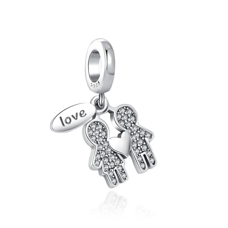 White Series Charms – 925 Sterling Silver