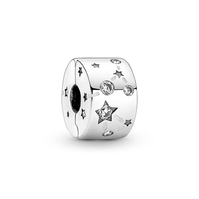 Blue Moon & Stars – 925 Sterling Silver