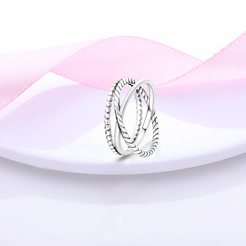 Spark 925 Sterling Silver Cocktail Ring